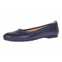 Oferta marimea 37, 39 -  Balerini dama, model casual, din piele naturala, bleumarin - LFLO3BL